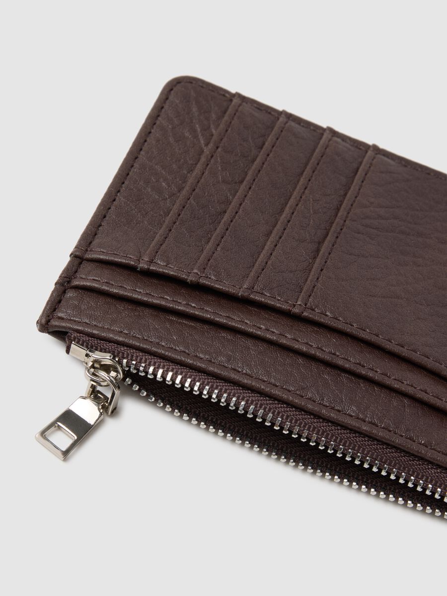 Brown Document Holder with Zip_2