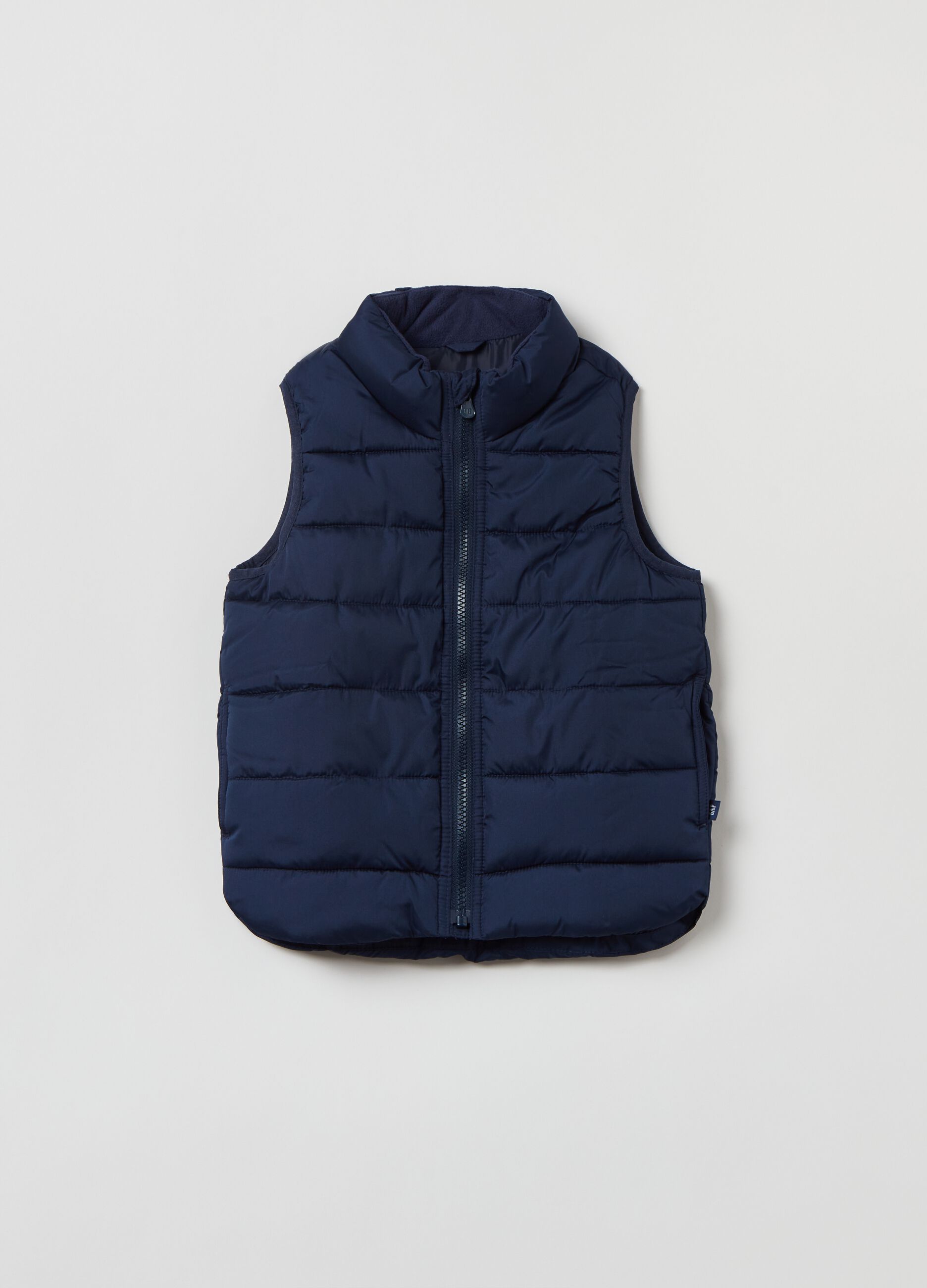 Gilet trapuntato full-zip_0