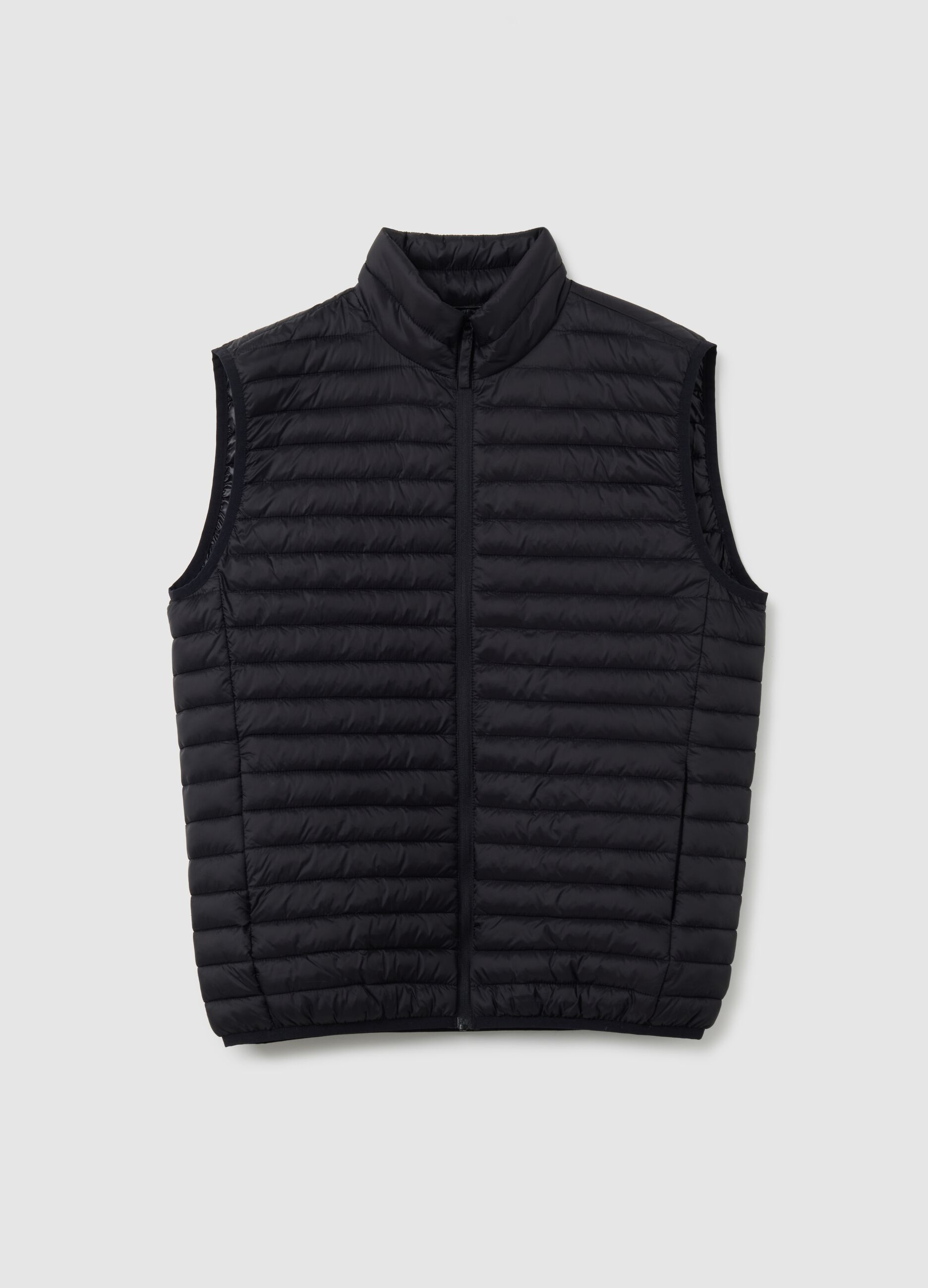 Gilet in nero regular fit