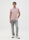 Pink regular fit pure cotton T-shirt_1
