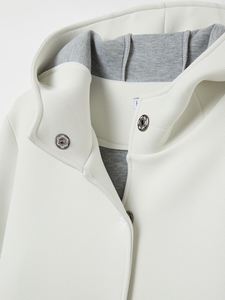 Short jacket with hood_5