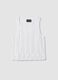 White pure cotton crochet tank top_4