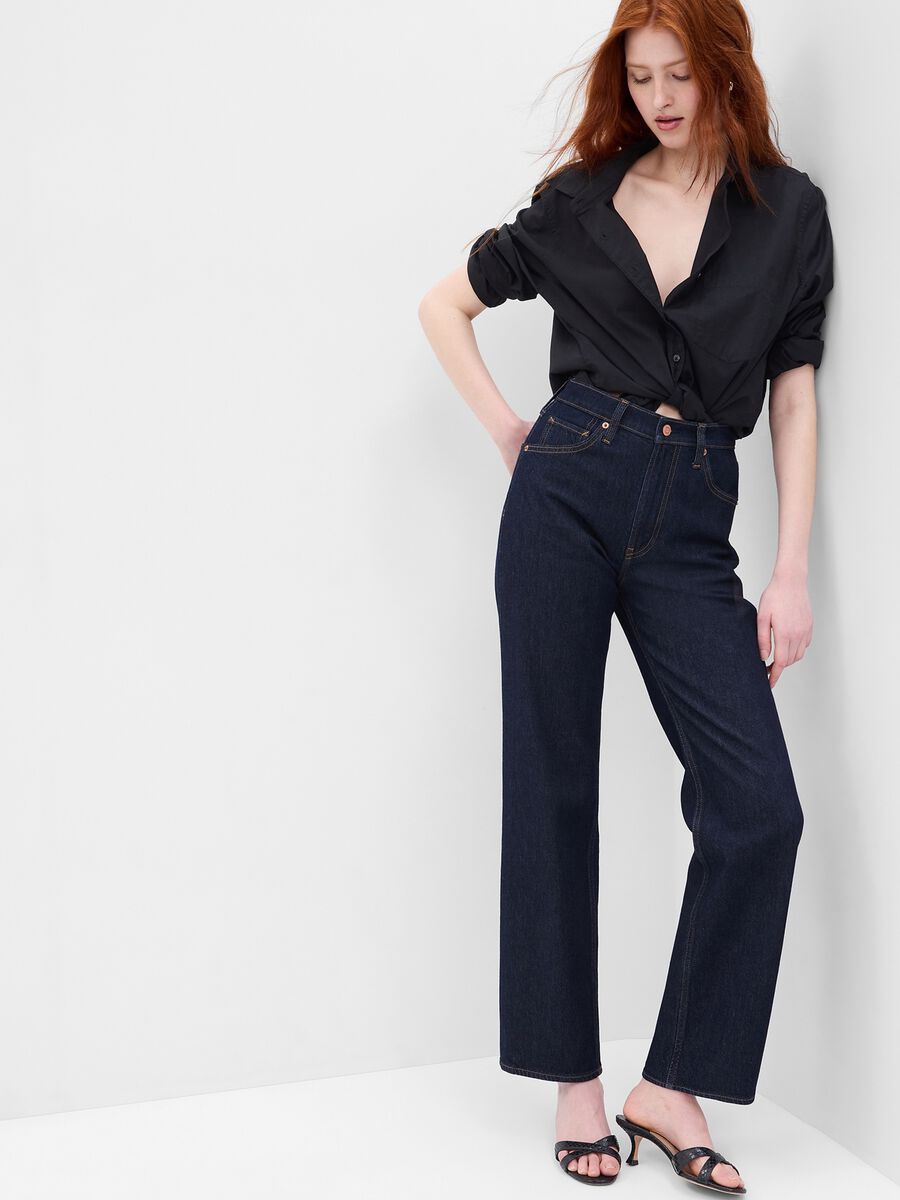 High-rise, loose-fit jeans_0