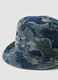 Blue pure cotton bucket hat_3