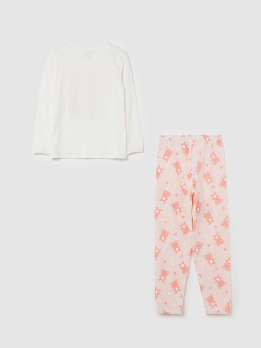 Pigiama in cotone bio "Sleep less Dream more"_1