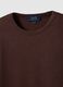 Brown stretchy cotton long sleeve regular fit shirt_5