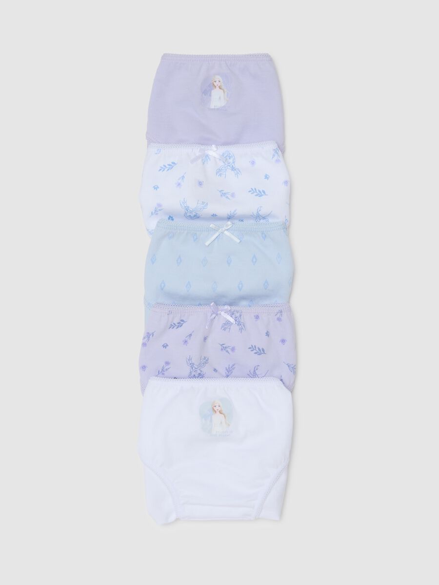 Set of girl's multicolour pure cotton regular fit briefs_2