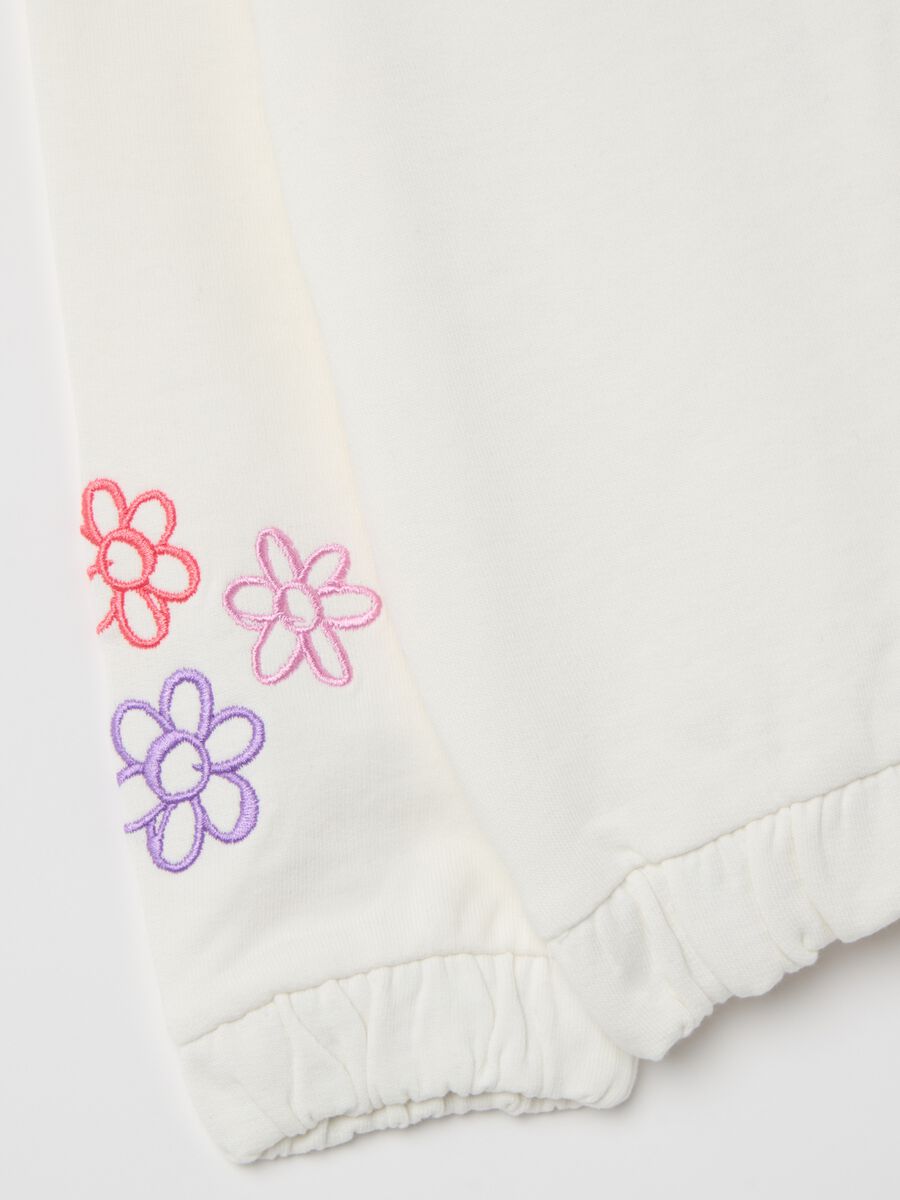 Full-zip sweatshirt with hood and "Girl Power" print_3