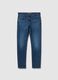 Skinny fit blue denim jeans_4