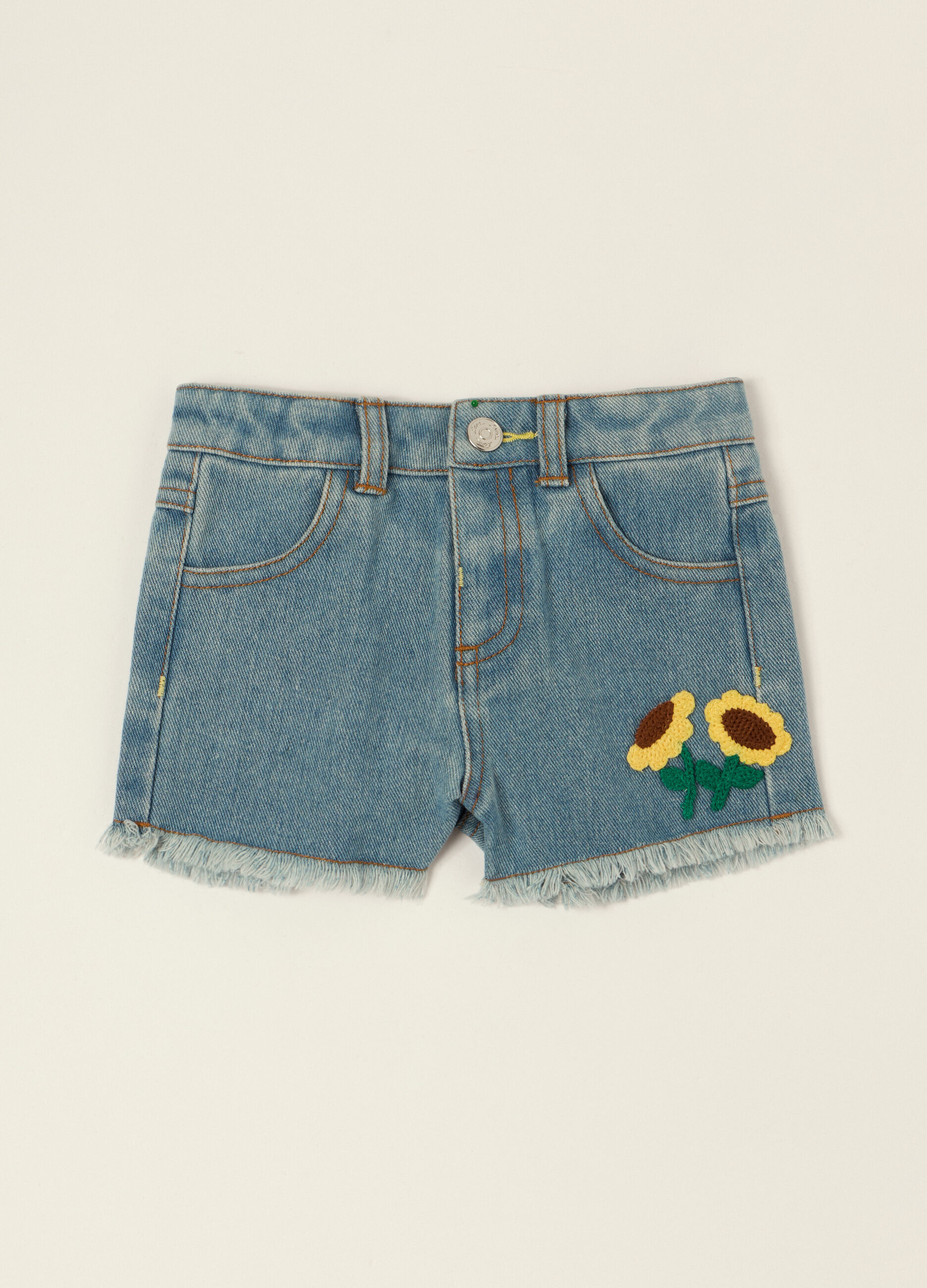 IANA cotton-blend viscose shorts