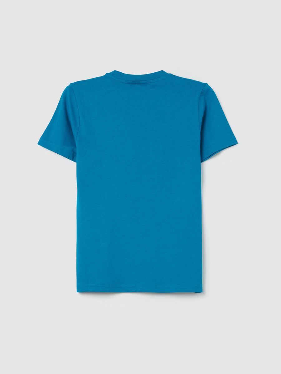 T-shirt in cotone con stampa logo_4
