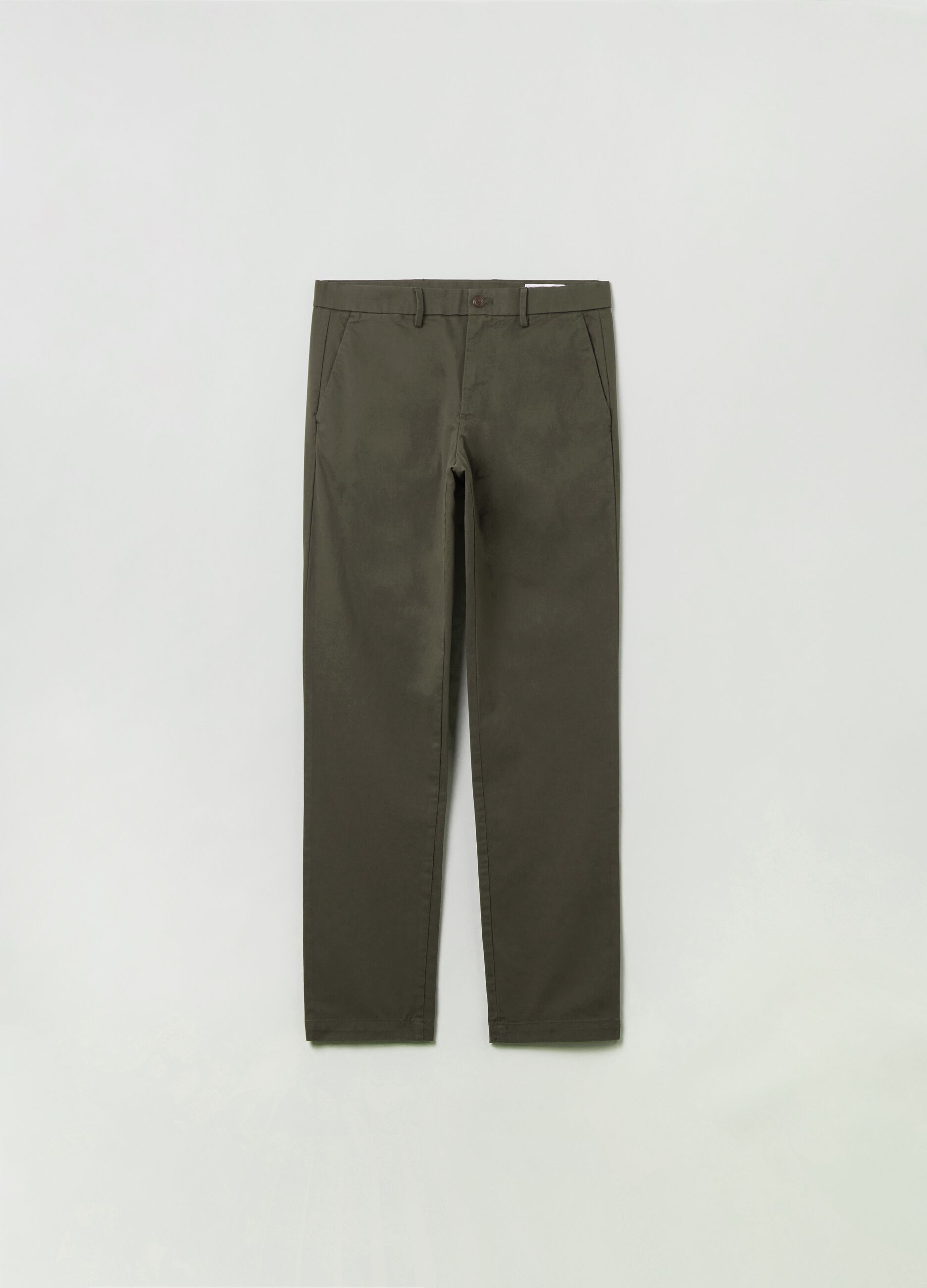 Straight-fit chino trousers