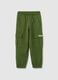 Children's green cotton trousers regular fit_0