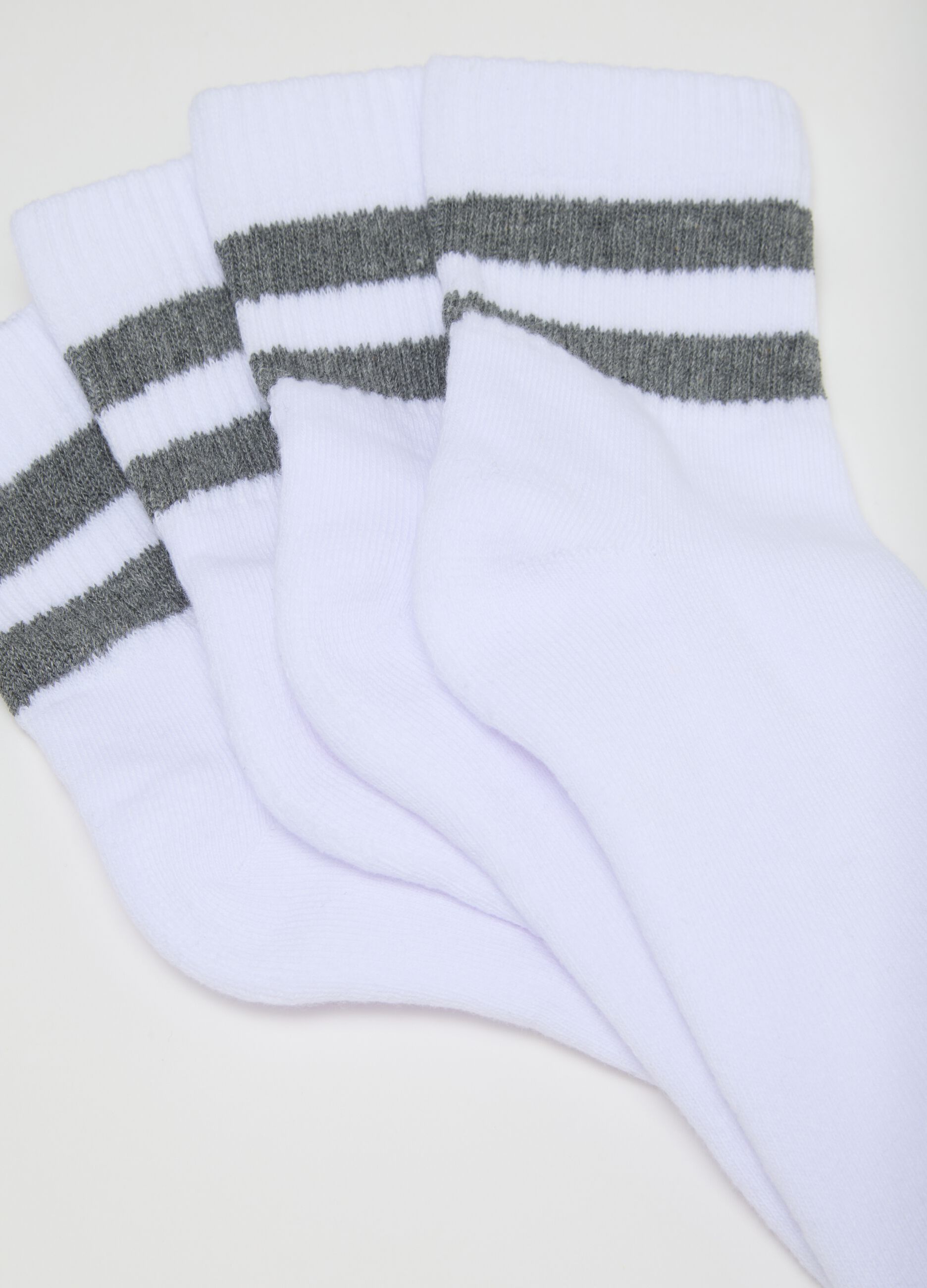 Multi-colour cotton blend sock tripack set