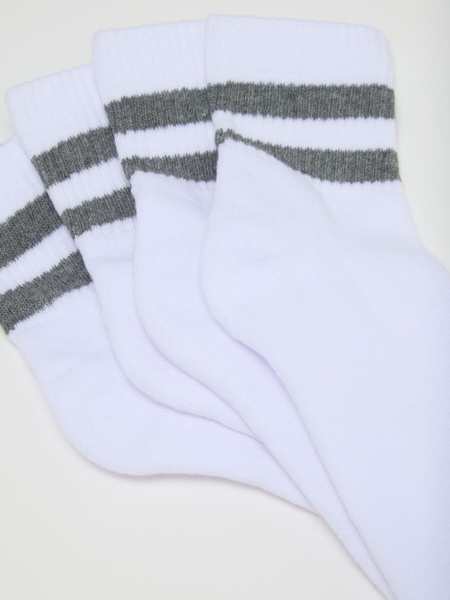 Multi-colour cotton blend sock tripack set_1