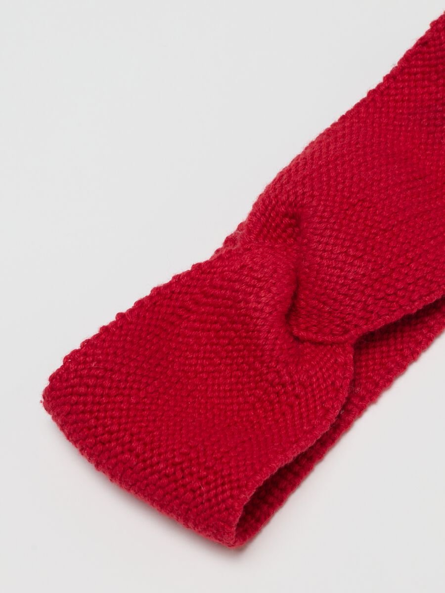 Baby Girl Red Cotton Headband_2