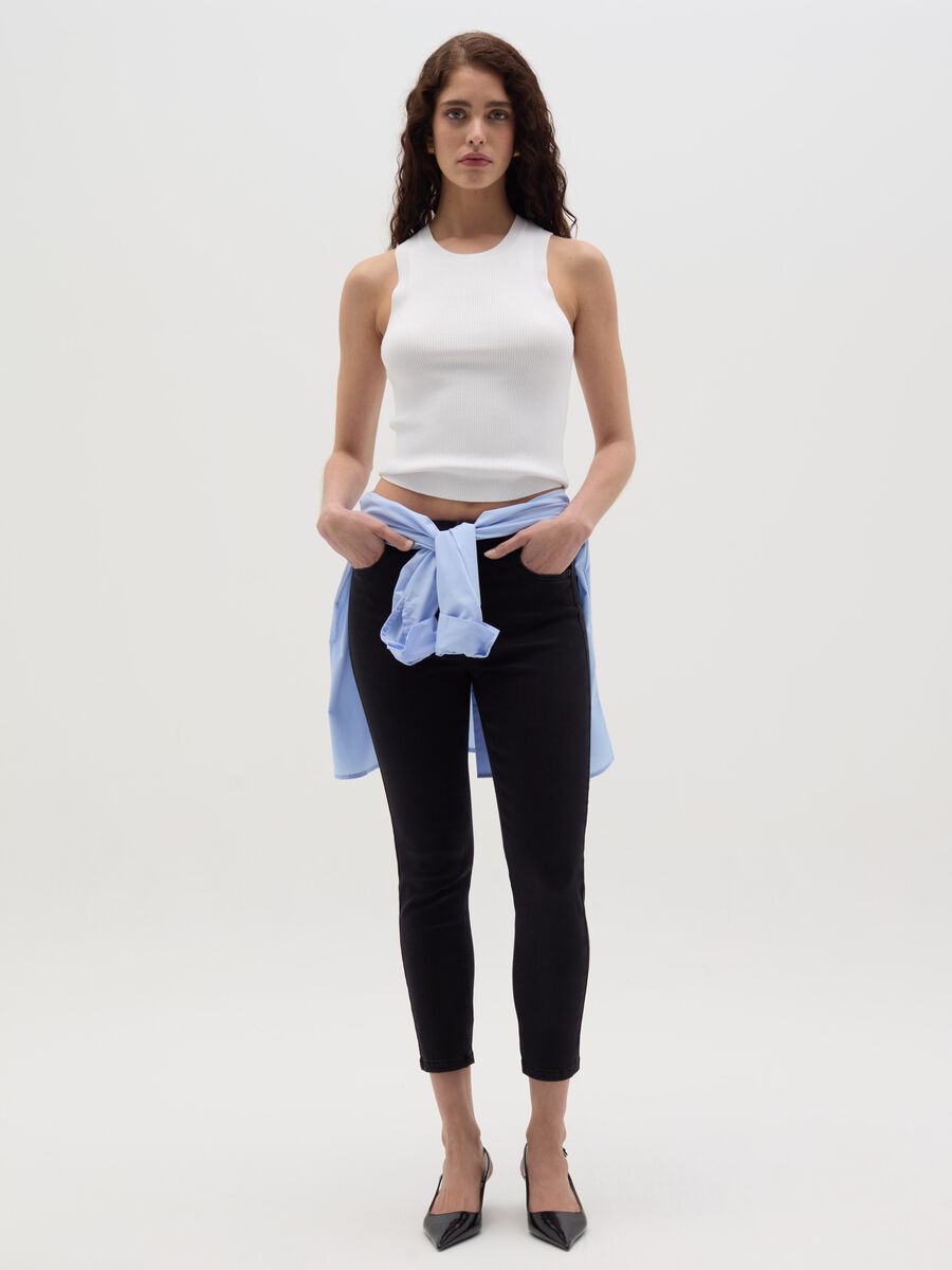 Skinny-fit crop jeans_0