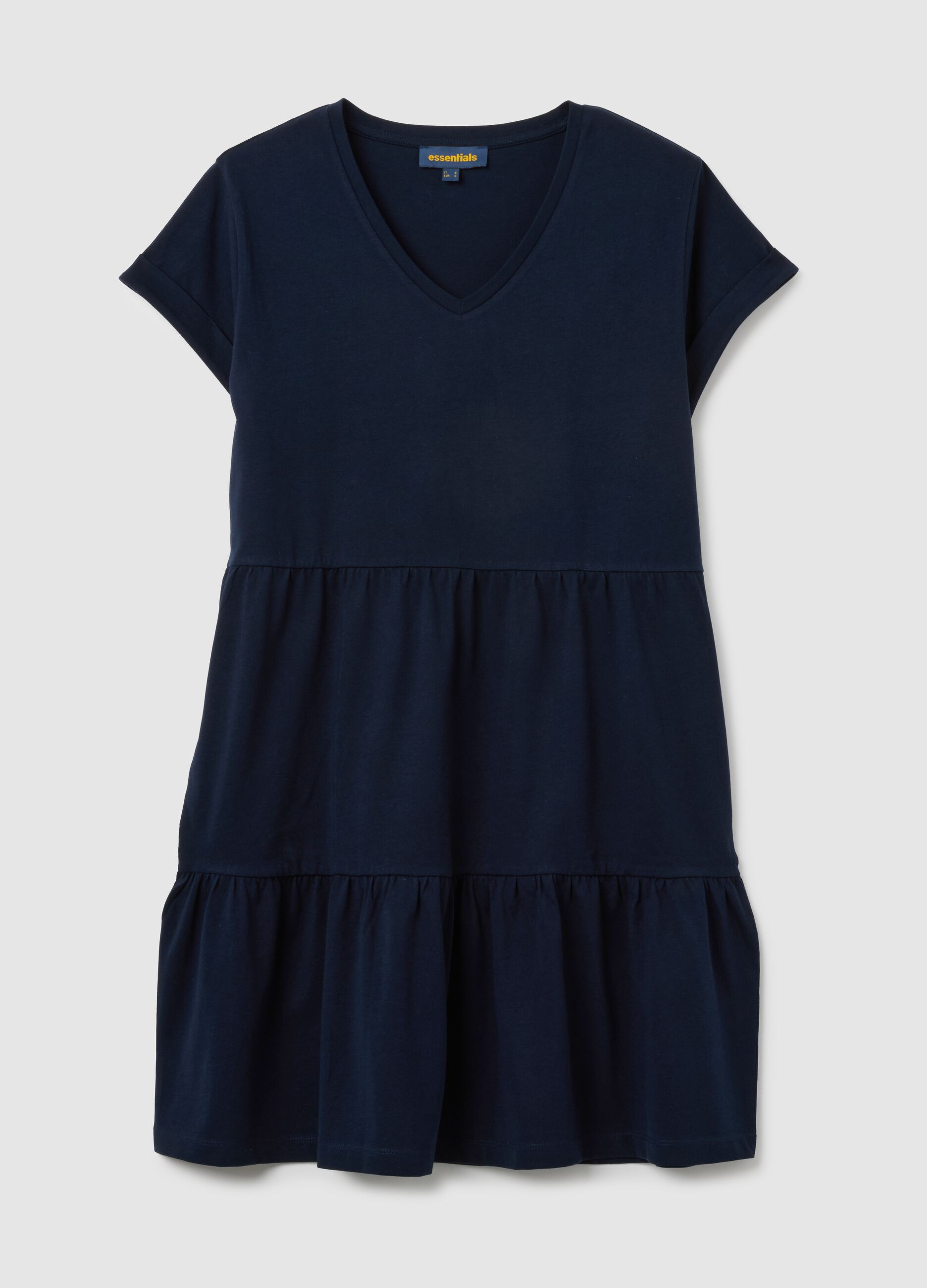 Women's Pure Cotton Blue Dress