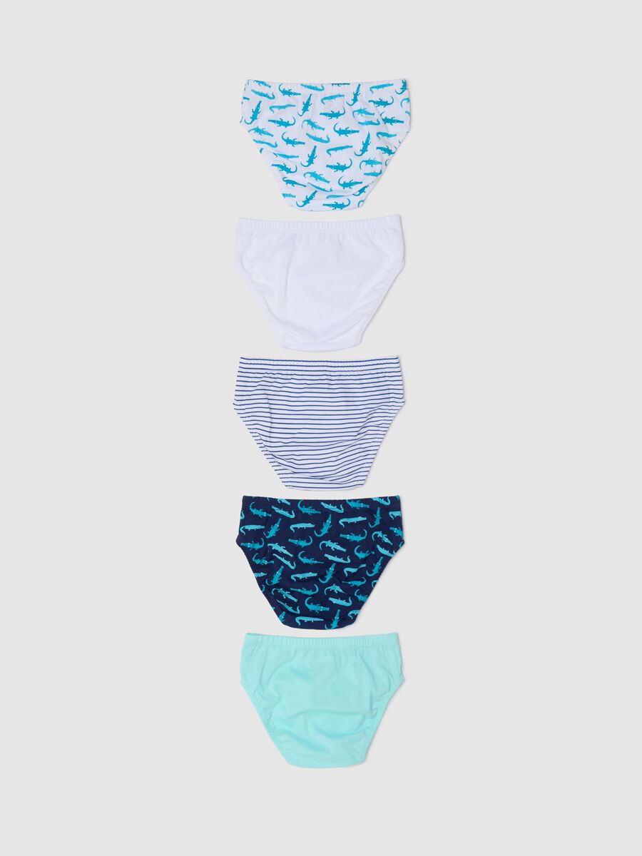 Set of children's cotton briefs with playful patterns_1