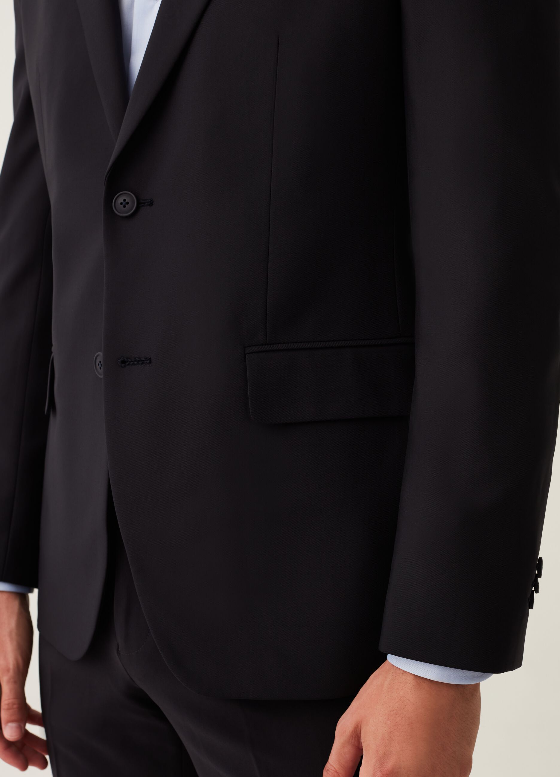 Blazer stretch blu navy_3