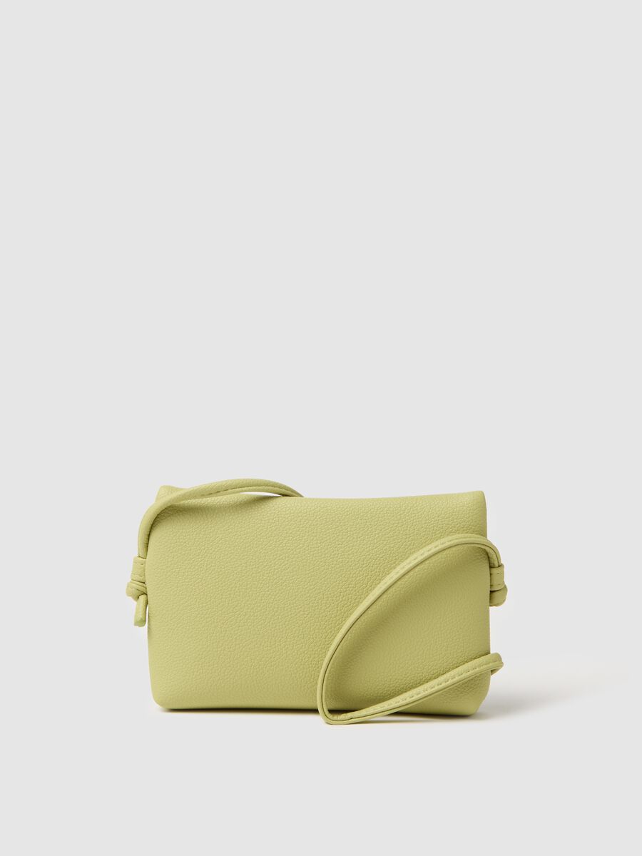 Green clutch bag with zip_1
