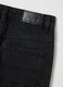 Black children's jeans in cotton blend_3