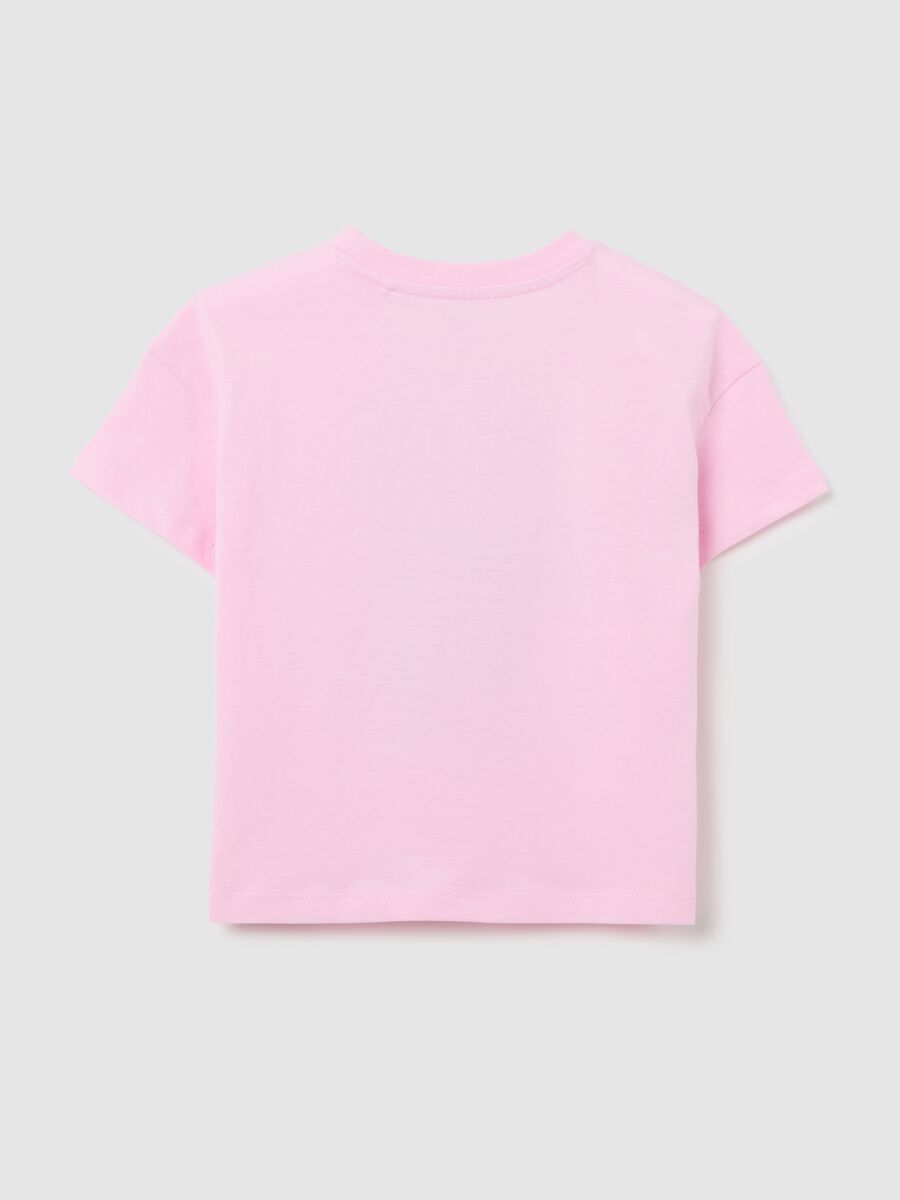 Pink T-shirt with Tropi-Cool print_1