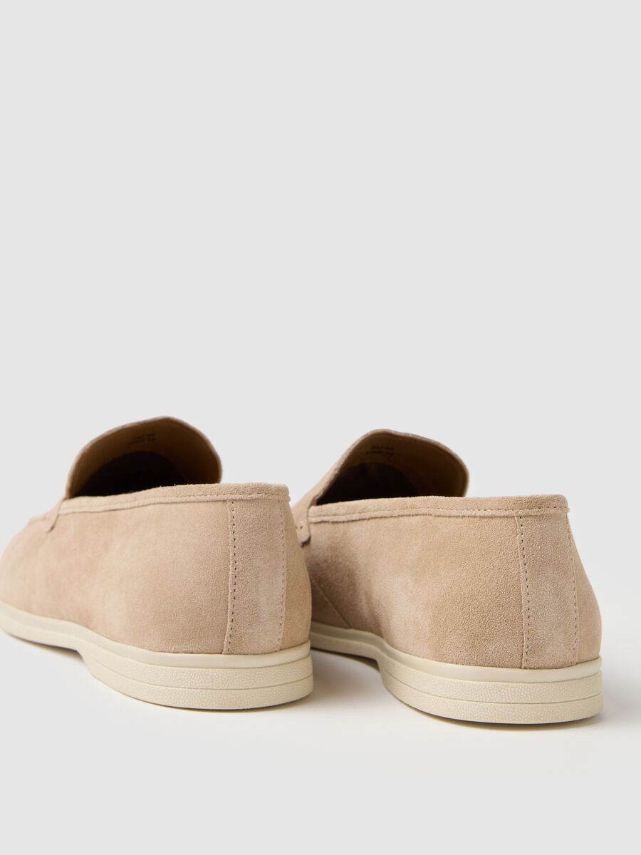 Beige Leather Moccasins by Piombo_1