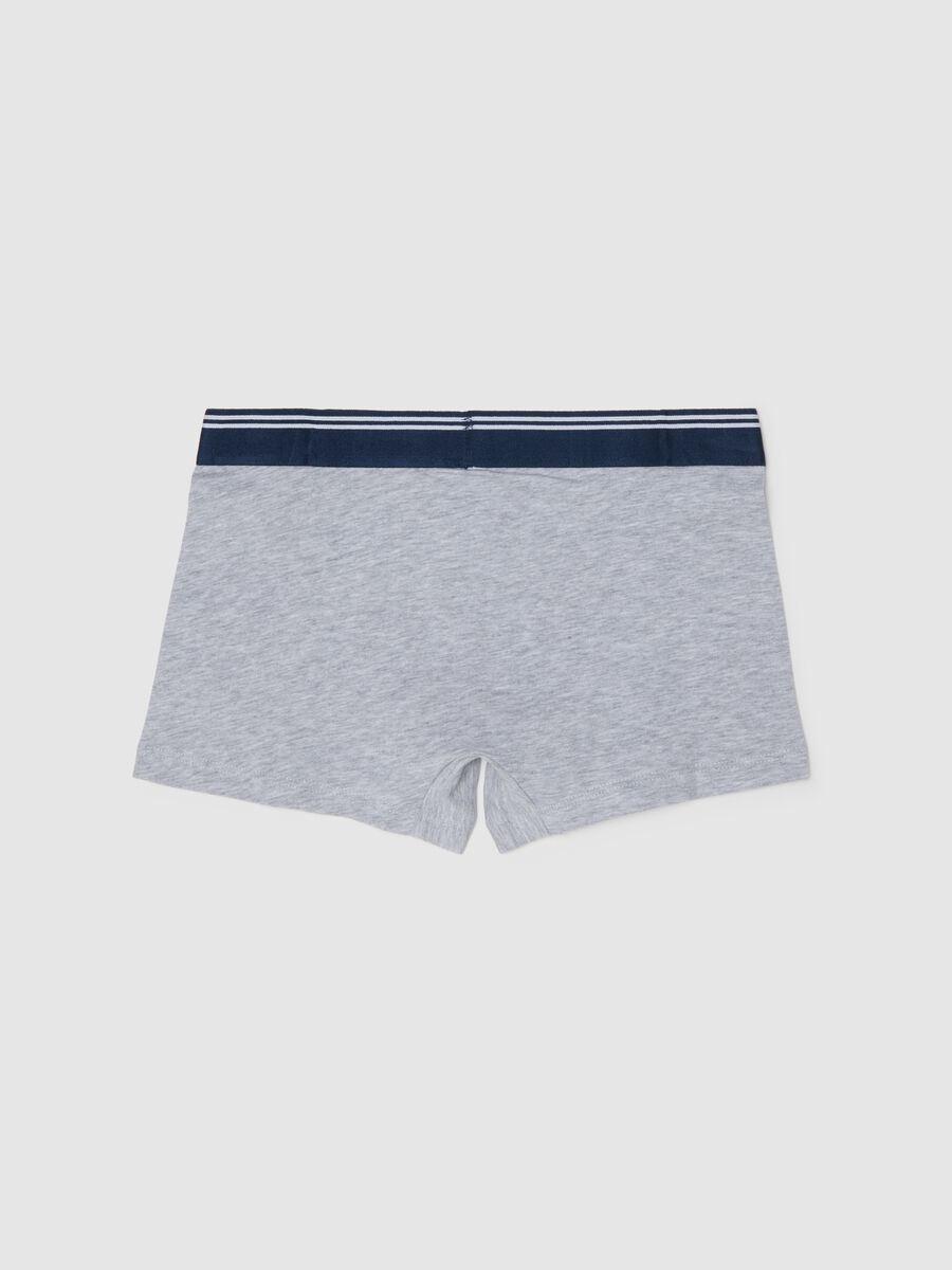 Multicolour boys' boxer briefs in stretch cotton regular fit_1