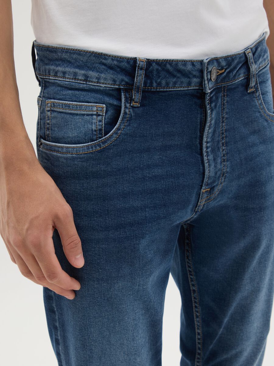 Skinny Fit Blue Denim Jeans_2