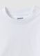 White pure organic cotton crew-neck T-shirt for boys, regular fit_2