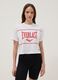 Pure White Cotton T-shirt Regular Fit with Everlast Print_1