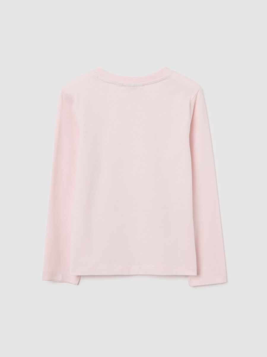 Maglietta da bambina in misto cotone rosa regular fit di Hello Kitty_1