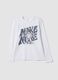 Boys&rsquo; white relaxed-fit T-shirt in pure organic cotton_3