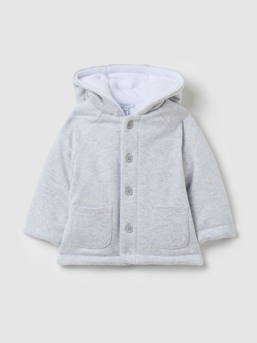 Padded jacket with hood_0