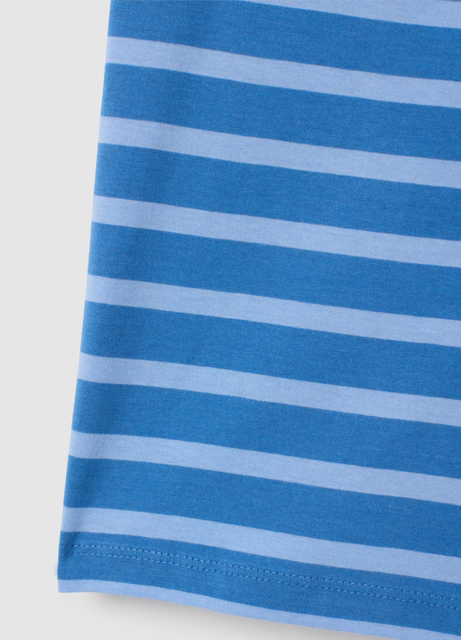 T-shirt da bambino in puro cotone multicolor regular fit