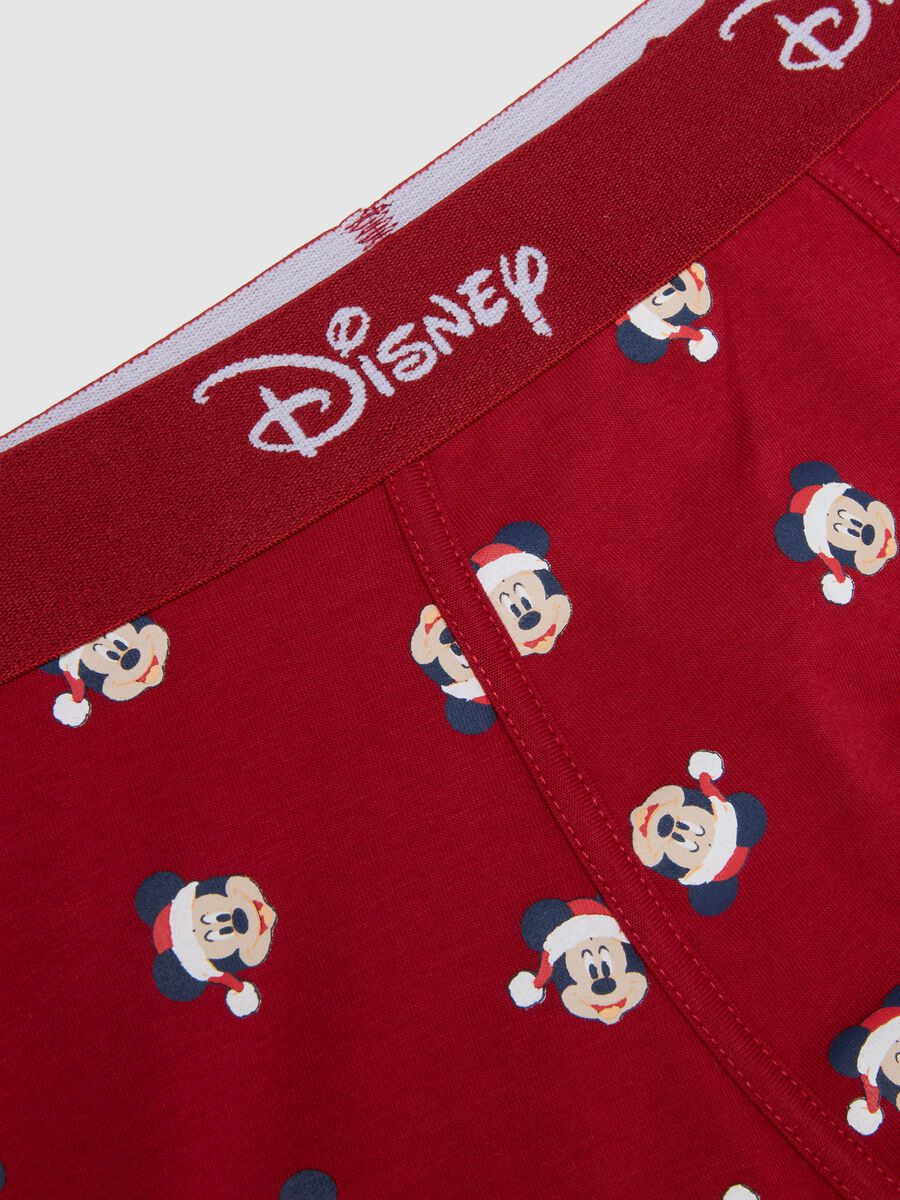 Red stretch cotton boxer with Disney prints in regular fit_5