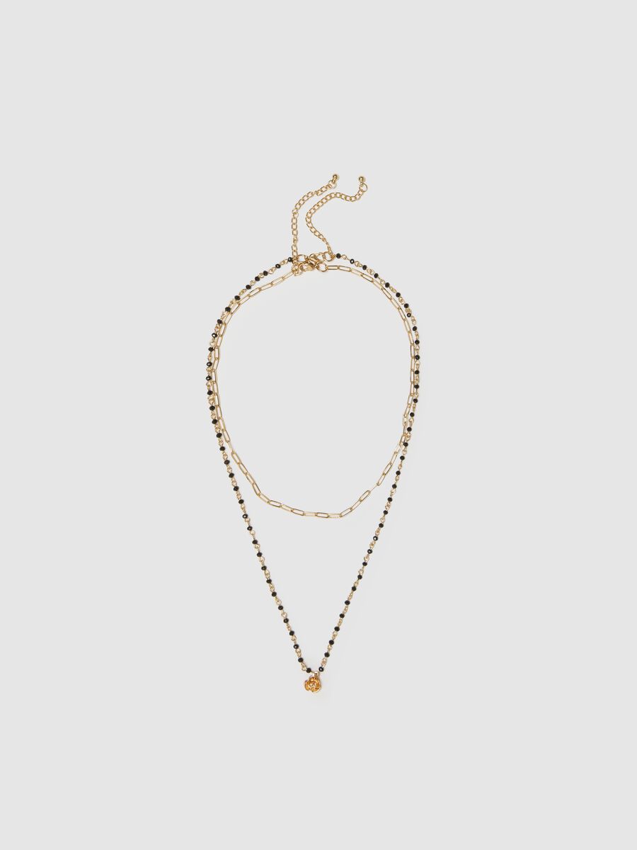 Multicolour necklace twin pack_0