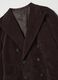 Brown blazer in cotton blend and slim fit corduroy_6