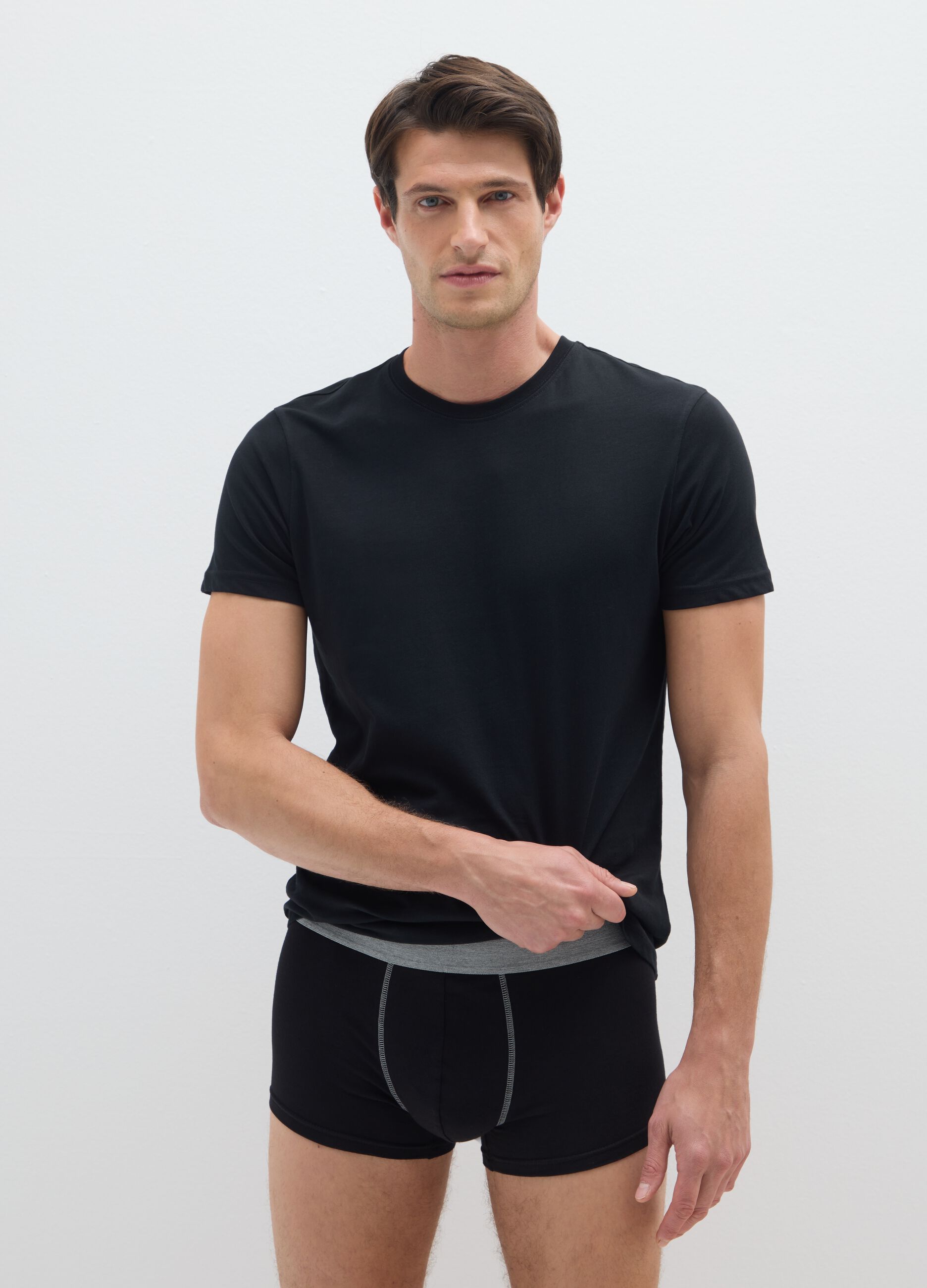 Tripack Stretch Cotton Multicolour Boxers