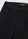 Black Cotton Blend Bootcut Jeans_5