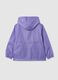 Girls' purple hooded jacket_4