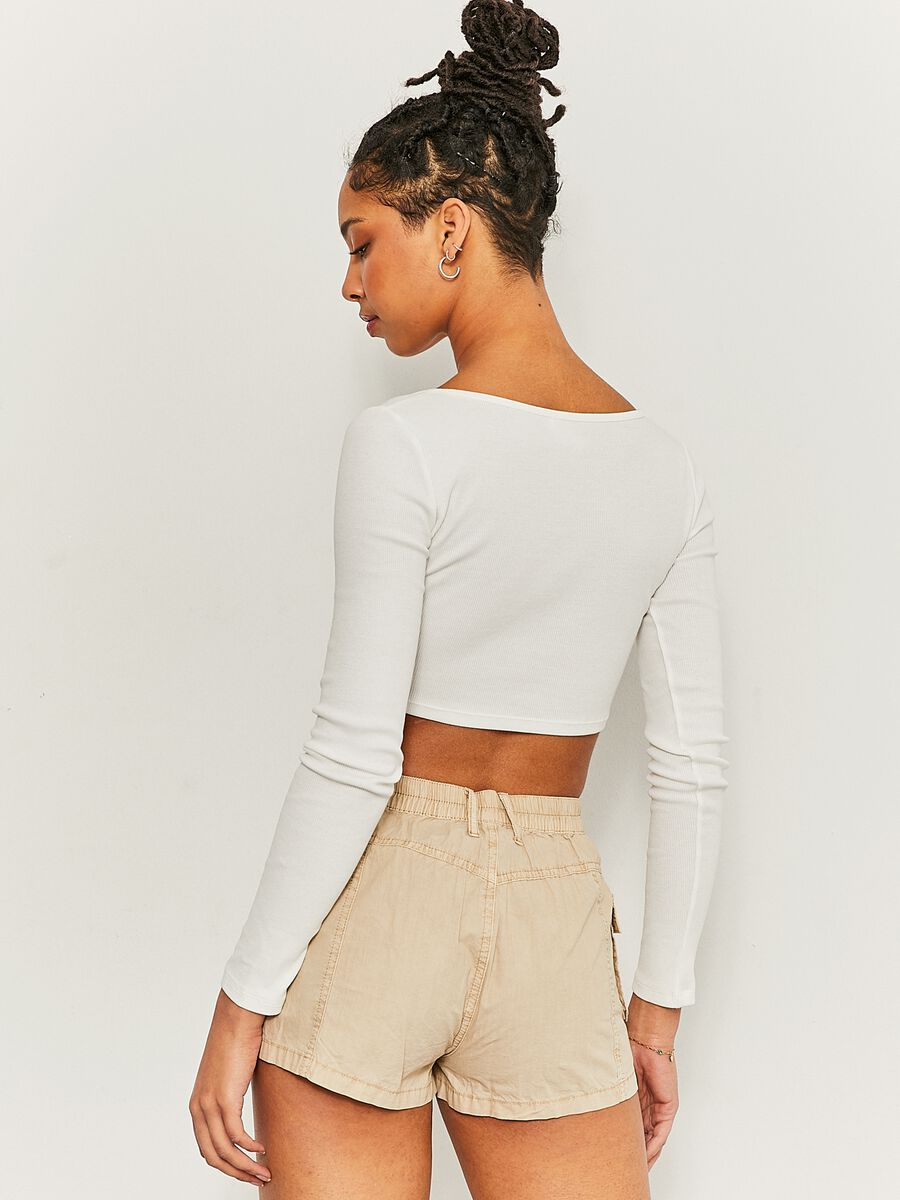 Cotton shorts with pockets_3