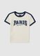 Girls' Multicolour Pure Cotton Fitted T-Shirt_3