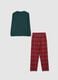 Multicolour check pyjamas for boys in pure cotton regular fit_1