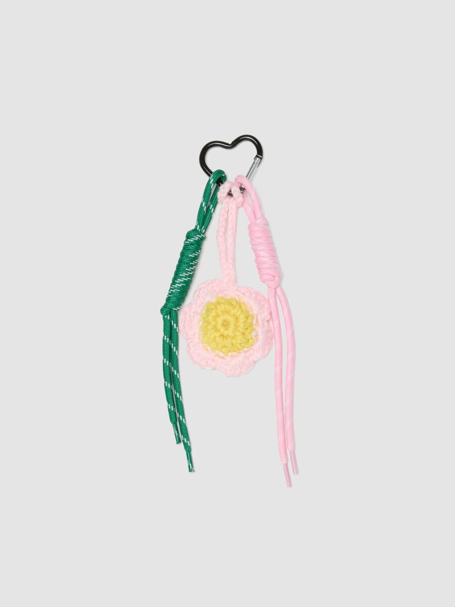 Multicolour Keyring with Flower_0
