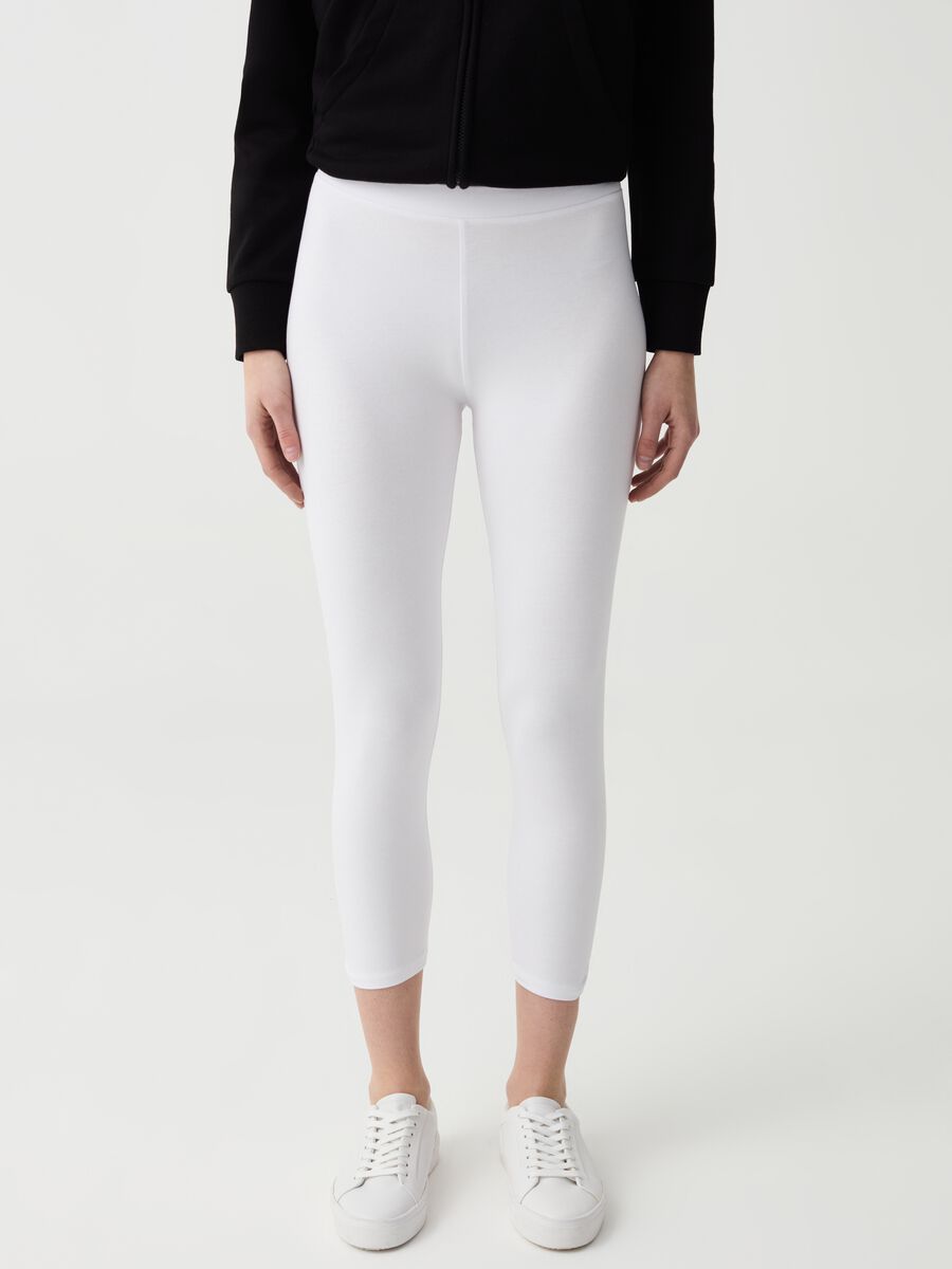 Essential stretch cropped leggings_1