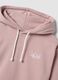 Pink hooded sweatshirt in pure cotton with Lilo & Stitch print_5