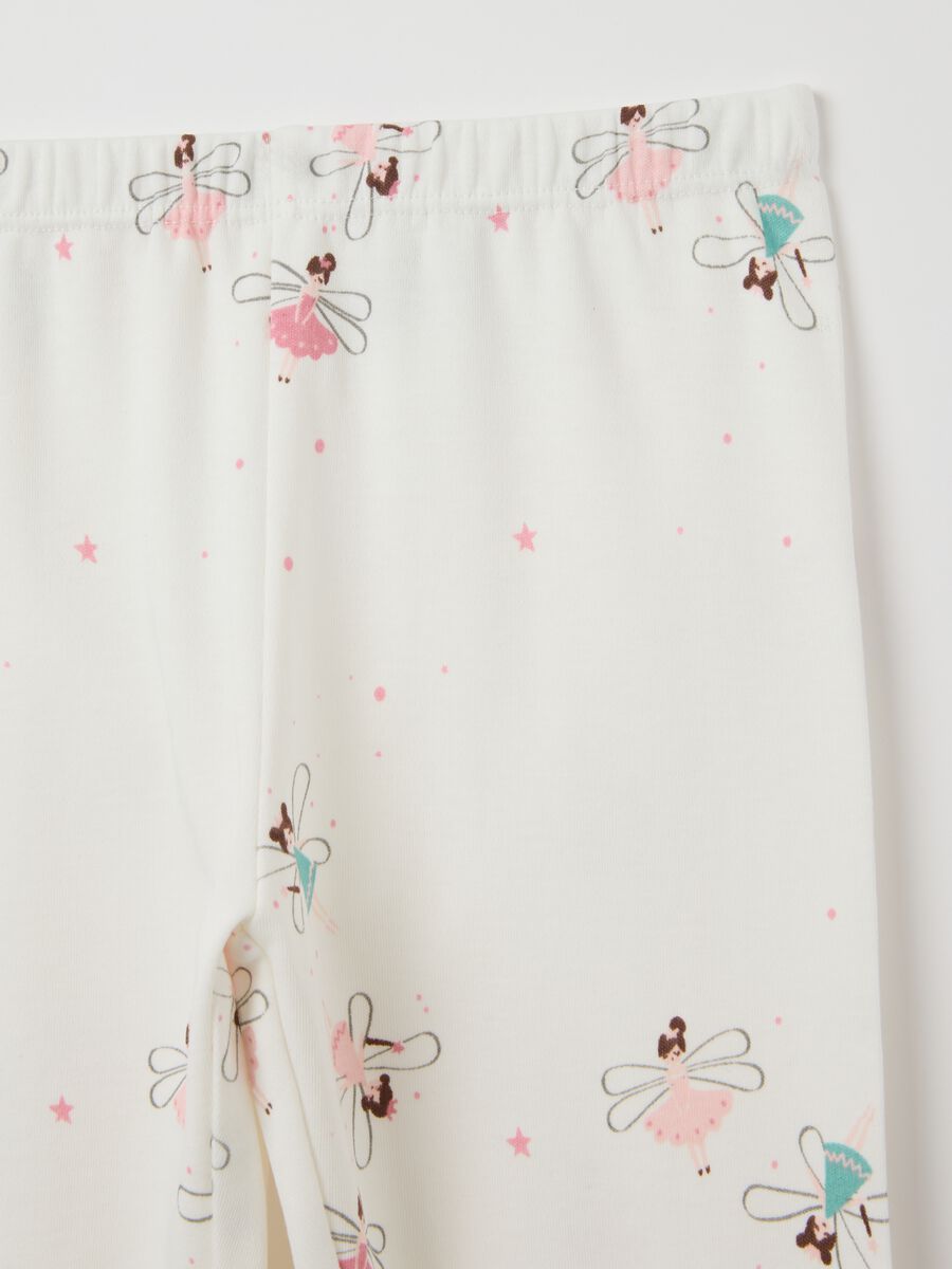 Girls' pink cotton pyjamas_2