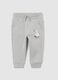 Children's grey pure cotton trousers regular fit_0